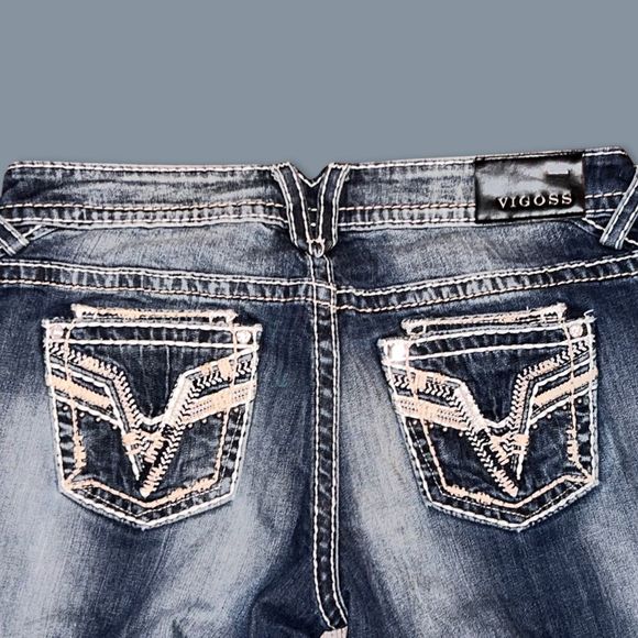 Plus Size Vigoss The Dublin Denim Capri Size 13/14 - Picture 6 of 7